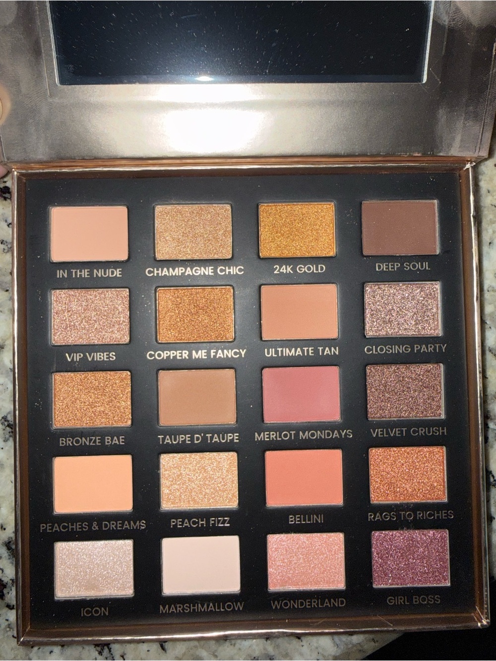 Iconic London day to slay eye shadow palette powder shimmer new